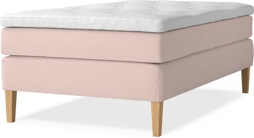 Delux Sense - Kontinentalsäng, enkelsäng 120 cm med bäddmadrass