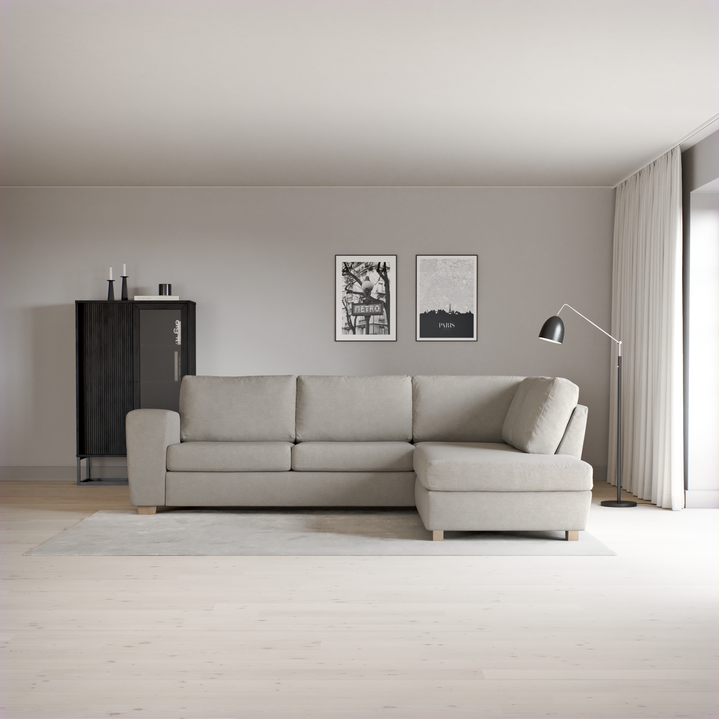 Friday - 2,5-sits soffa med divan höger - inspiration