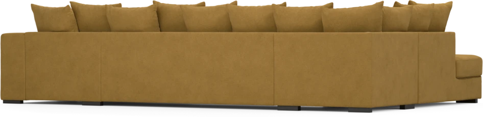 Town - 3-sits soffa med divan vänster och schäslong höger - Gul