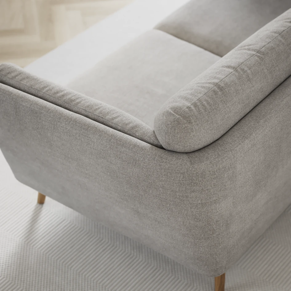 Madison Lux - 2-sits soffa med divan vänster och schäslong höger - Grå