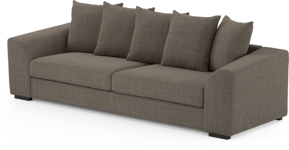 Town - 4-sits soffa - Brun