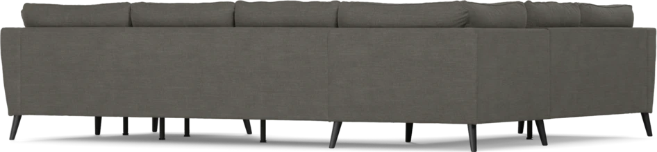 County - Hörnsoffa, 2+3-sits med schäslong höger - Grå