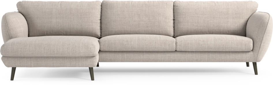 Madison - 3-sits soffa med schäslong vänster - Beige