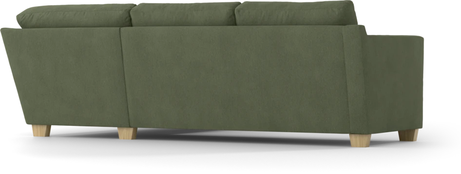 Friday - 2,5-sits soffa med divan höger - Grön