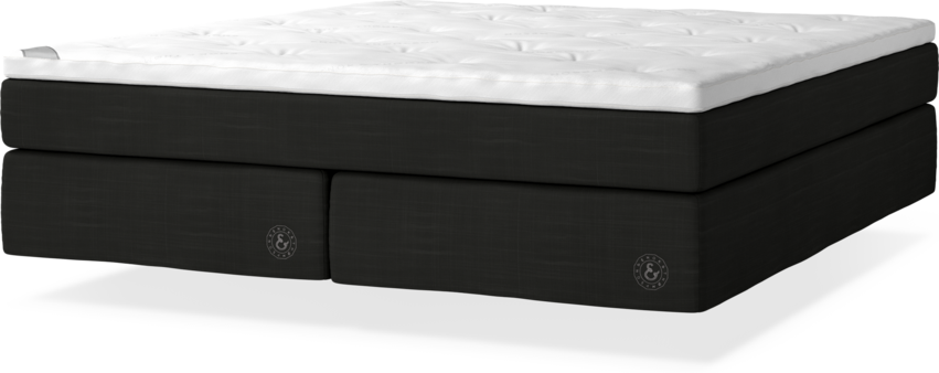 Cape Farewell - Kontinentalsäng, dubbelsäng med svävande utseende - Grå