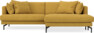 Harper - 4-sits med schäslong XL höger - Gul