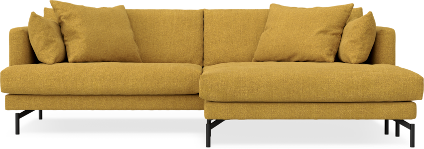Harper - 4-sits med schäslong XL höger - Gul