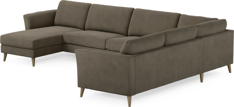Bridge - Hörnsoffa, 3+2-sits med schäslong vänster - Beige