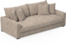 Rossi - 3-sits soffa, hel dyna - Beige