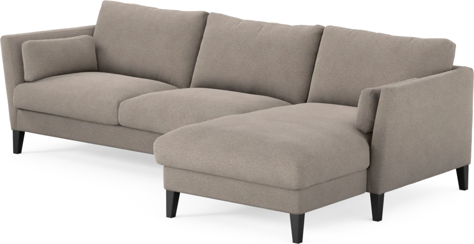 Winston - 3-sits soffa med schäslong, vändbar - Beige