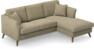 Eden - 2-sits soffa med schäslong - Beige
