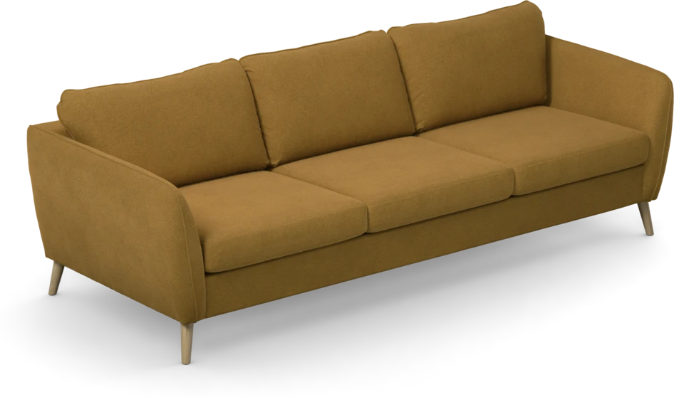 County - 3-sits soffa - Gul