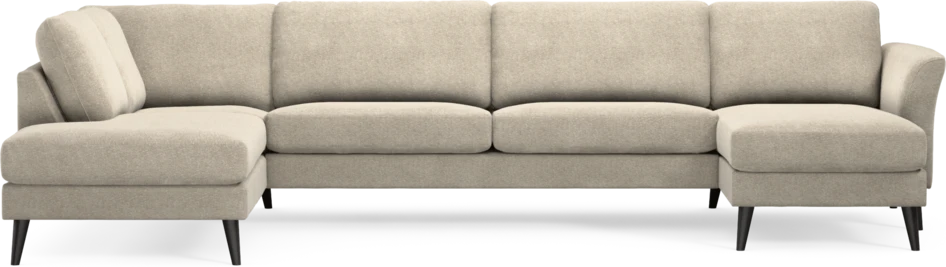 Bridge - 3-sits soffa med divan vänster och schäslong höger - Beige