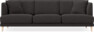 Macy Lux - 3-sits soffa XL - Svart