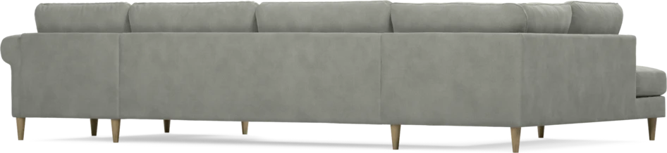 Bridge - 3-sits soffa med divan vänster och schäslong höger - Grå