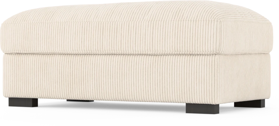 Mila - Fotpall 108 - Vit