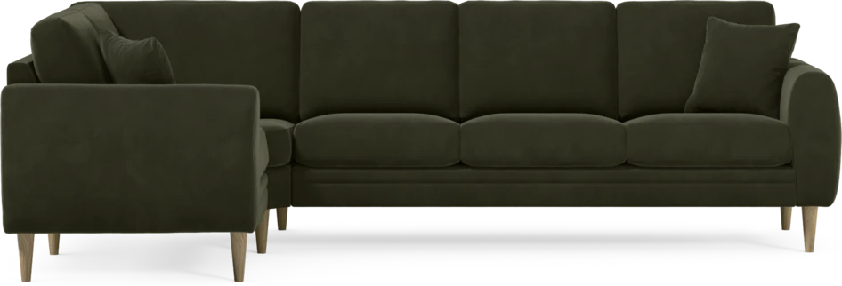 Eden - Hörnsoffa, 1+3-sits - Grön