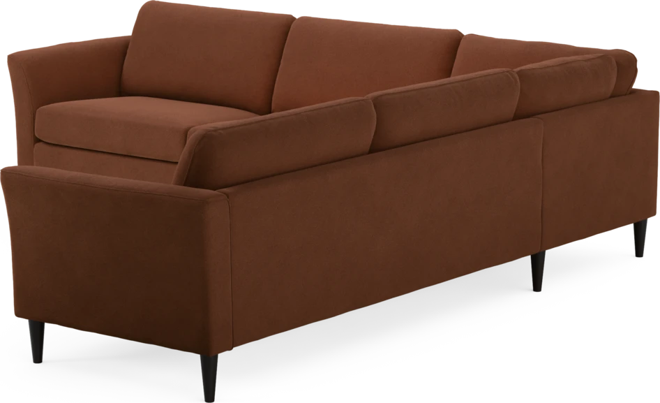 Bridge - Hörnsoffa, 3+3-sits - Orange