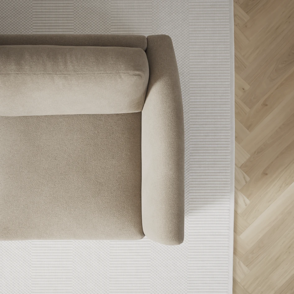 Öland - Bäddsoffa med divan vänster och schäslong höger - Beige