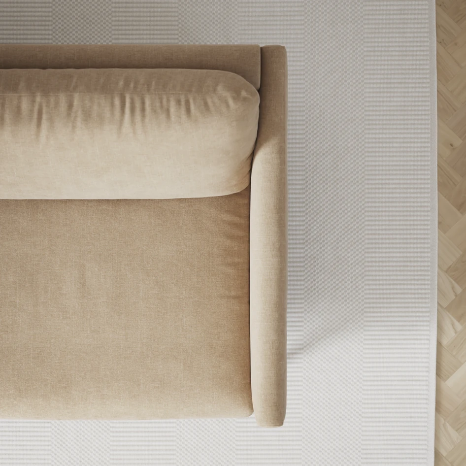 Madison - 2-sits soffa med schäslong vänster - Beige