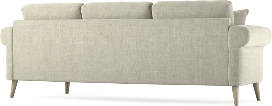 Eden - 3-sits soffa svängd - Beige