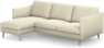 Madison Lux - 2-sits soffa med schäslong vänster - Vit