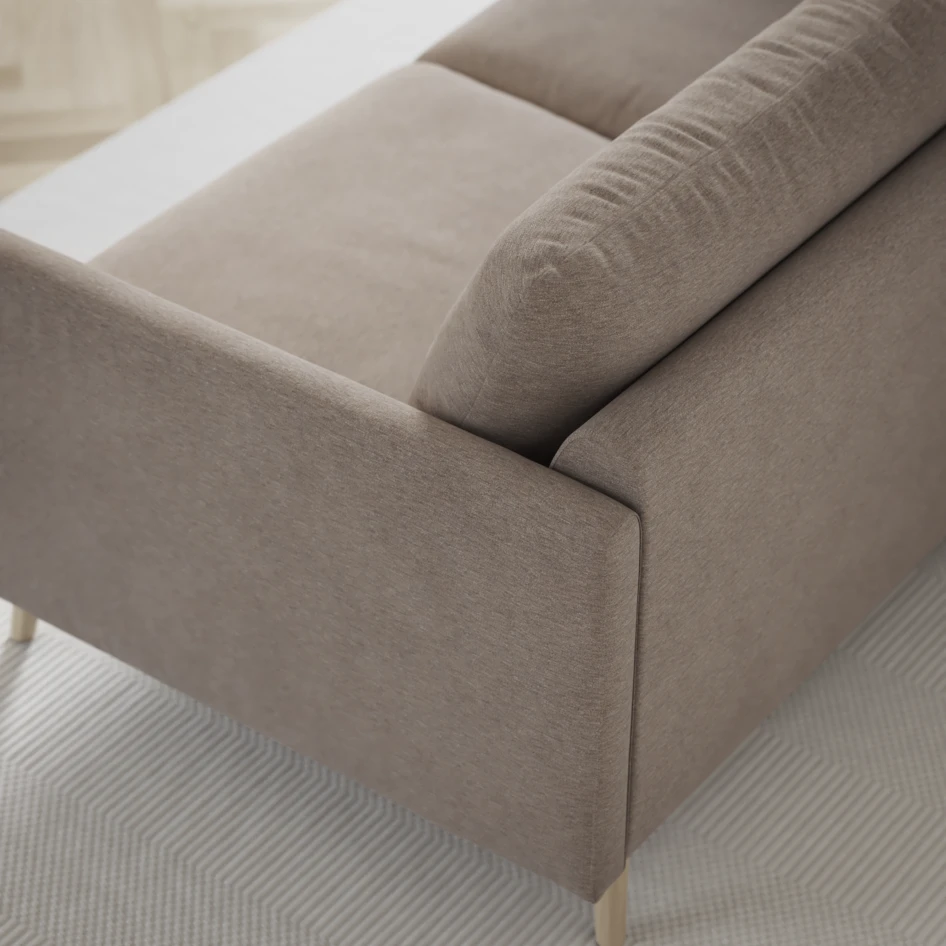 Madison Lux - Hörnsoffa med schäslong höger - Beige