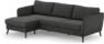 County - 3-sits soffa med flyttbar schäslong - Grå
