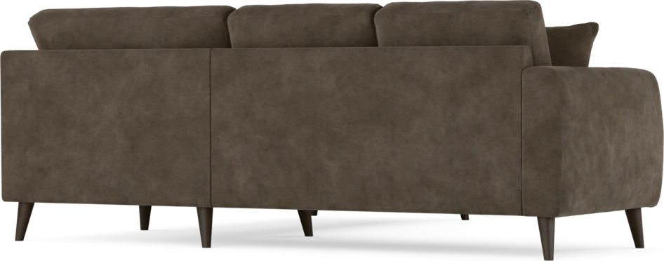 Eden - Hörnsoffa, 2+2-sits - Brun