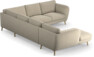 Madison Lux - Hörnsoffa med schäslong vänster - Beige