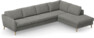 County - 3-sits soffa med divan höger - Grå