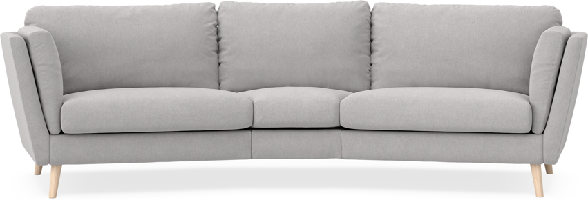 Madison - 3-sits soffa svängd, 90 cm - Grå