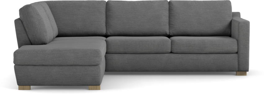 Friday - 2,5-sits soffa med divan vänster - Grå
