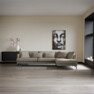 Harper - 3-sits soffa med divan höger - Beige
