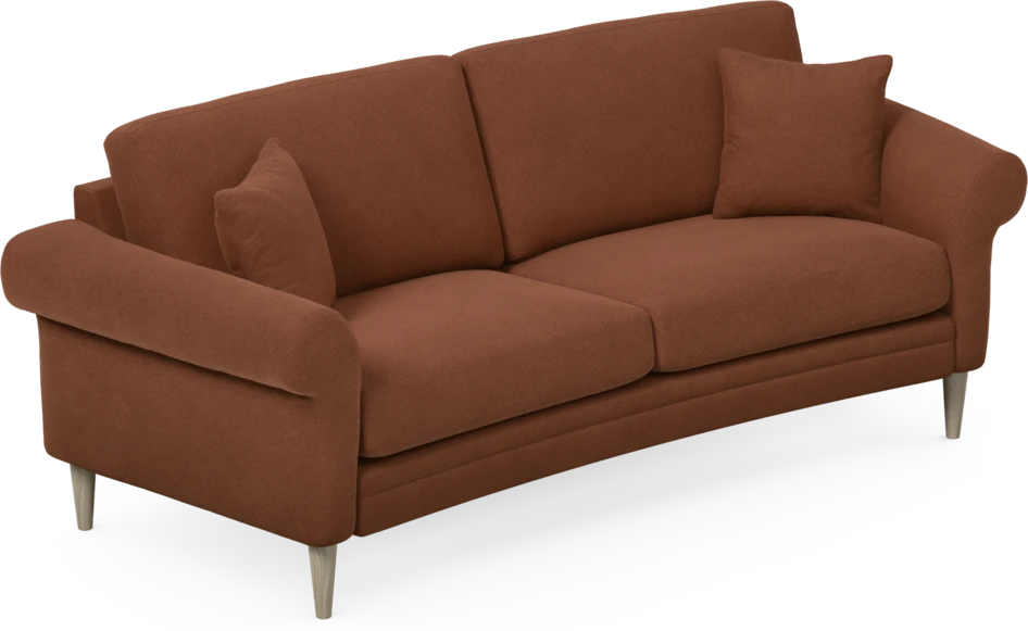 Eden - 2,5-sits soffa svängd - Orange