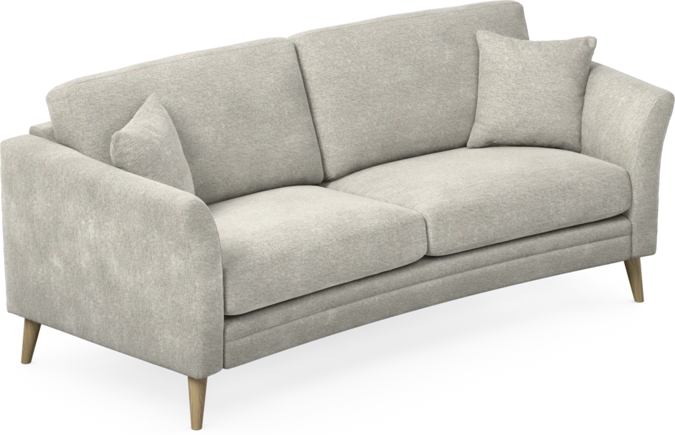 Eden - 2,5-sits soffa svängd - Grå
