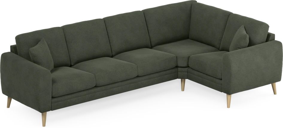 Eden - Hörnsoffa, 3+1-sits - Grön