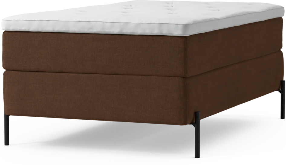 Delux Exclusive - Kontinentalsäng, enkelsäng 120 cm med bäddmadrass och sängben