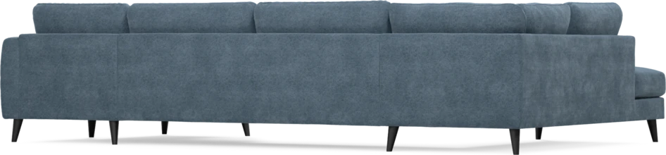 Bridge - 3-sits soffa med divan vänster och schäslong höger - Blå
