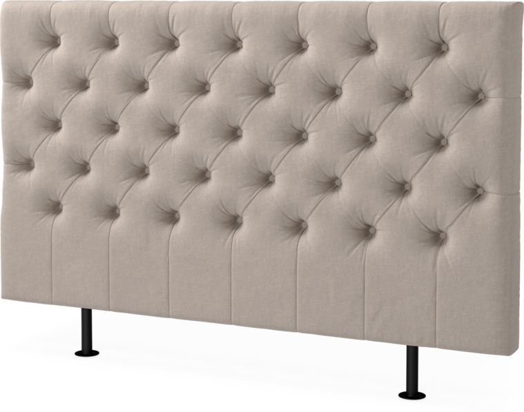 Cape pikerad - Sänggavel, 90-210 cm - Beige
