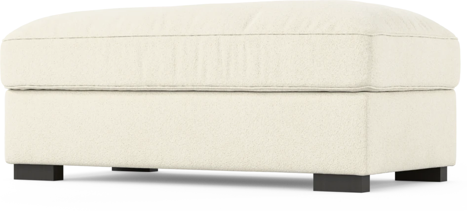 Mila - Fotpall 108 - Vit