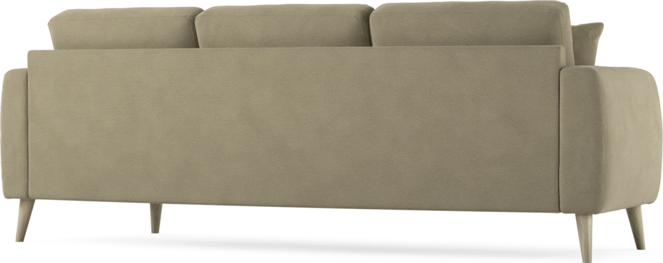 Eden - 3-sits soffa svängd - Beige