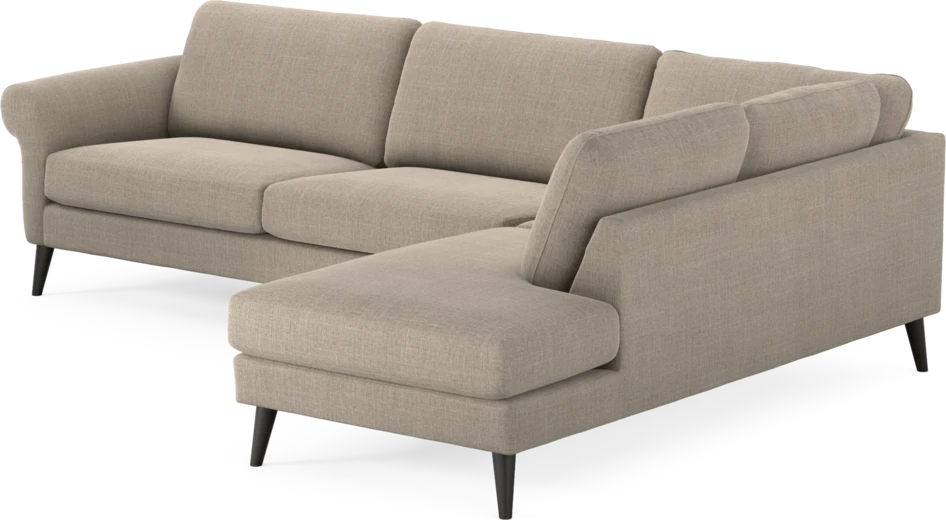Bridge - 3-sits soffa med divan höger - Beige