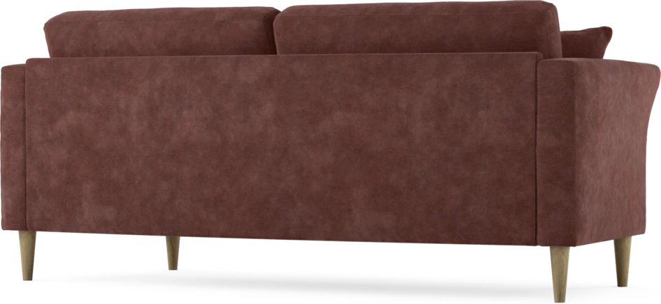 Eden - 2,5-sits soffa svängd - Röd