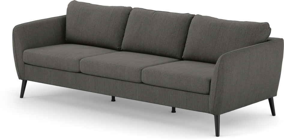County - 3-sits soffa - Brun