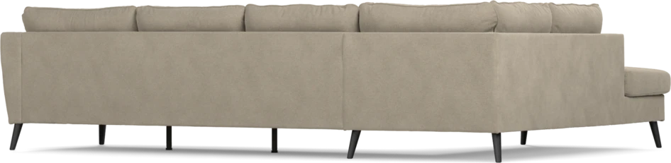 County - 3-sits soffa med divan vänster - Beige