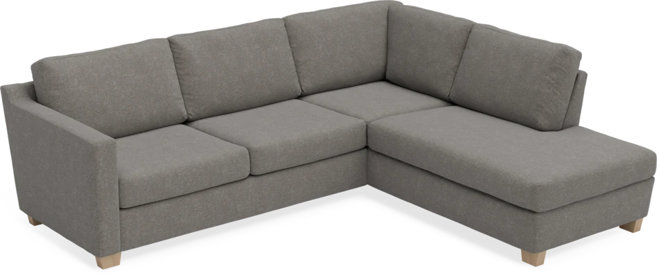 Friday - 2,5-sits soffa med divan höger - Grå