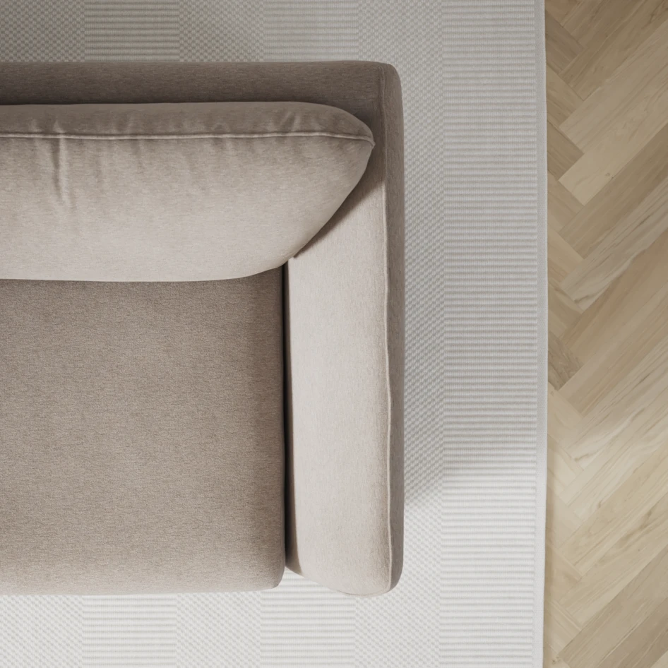 Madison Lux - 2-sits soffa med divan vänster och schäslong höger - Beige