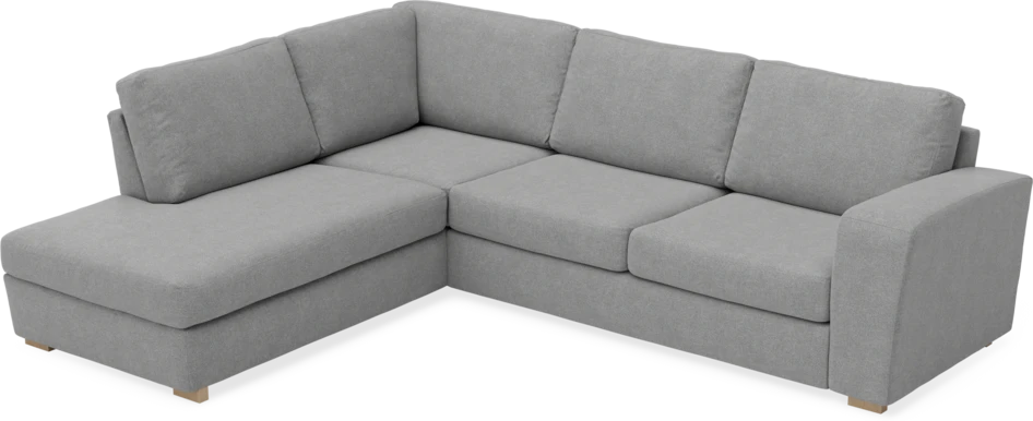 Friday - 2,5-sits soffa med divan vänster - Grå