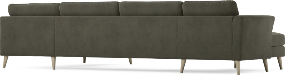 Bridge - 3-sits soffa med schäslong vänster och divan höger - Grå